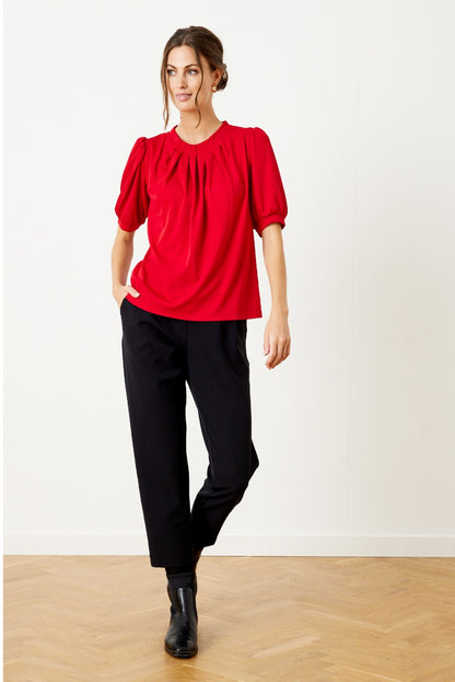 Grazia blouse, 1/2 sleeves, plain