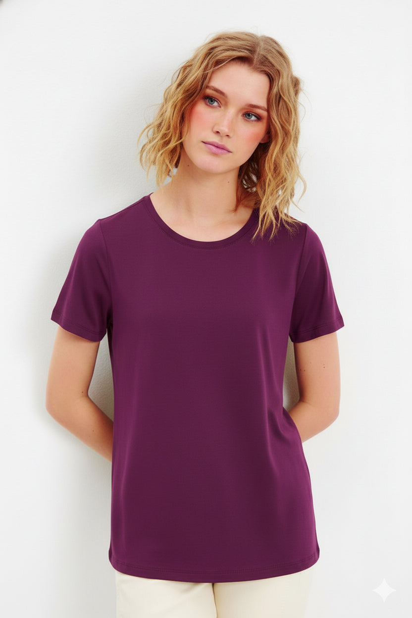 Nina round neck t-shirt