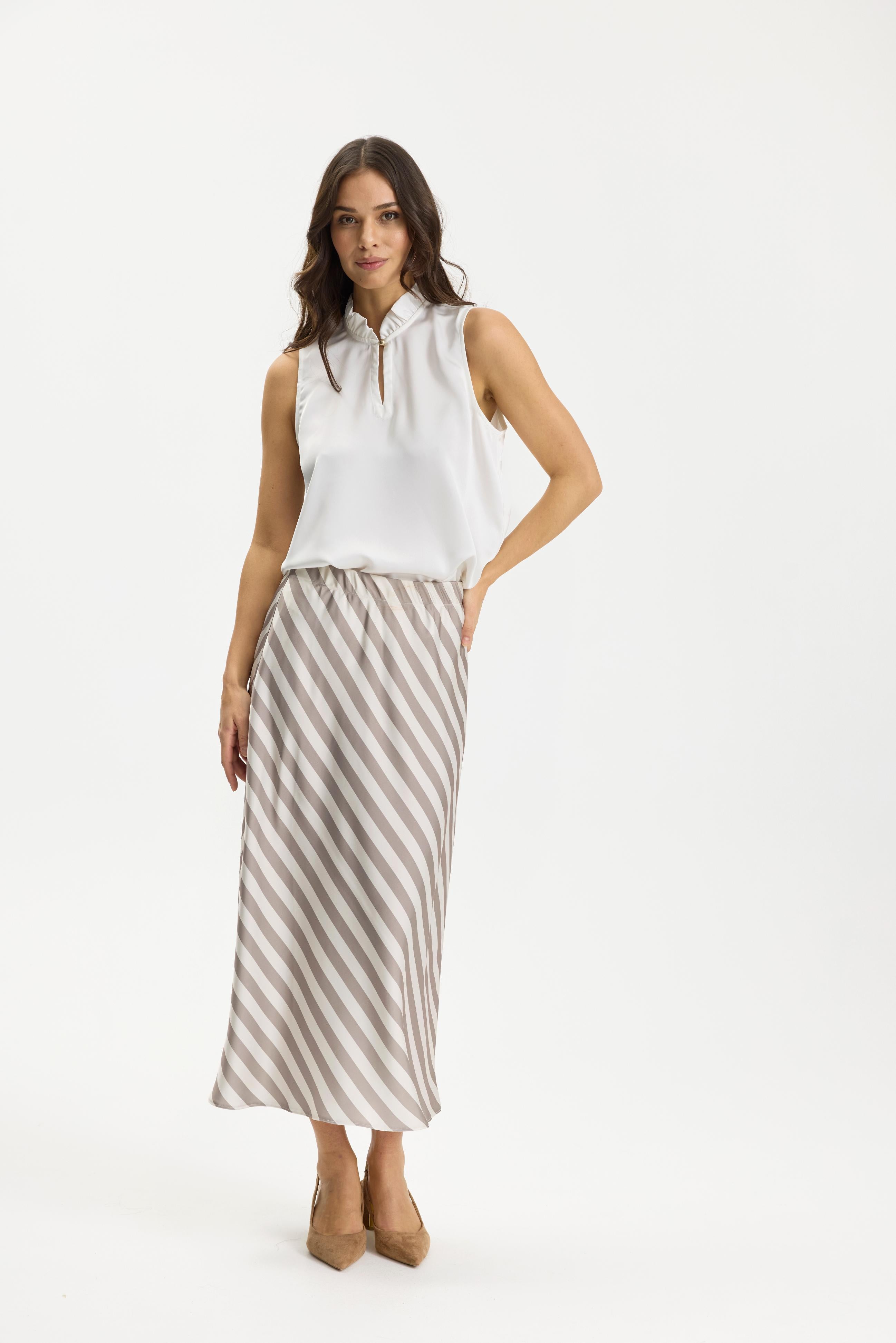 Estella striped skirt
