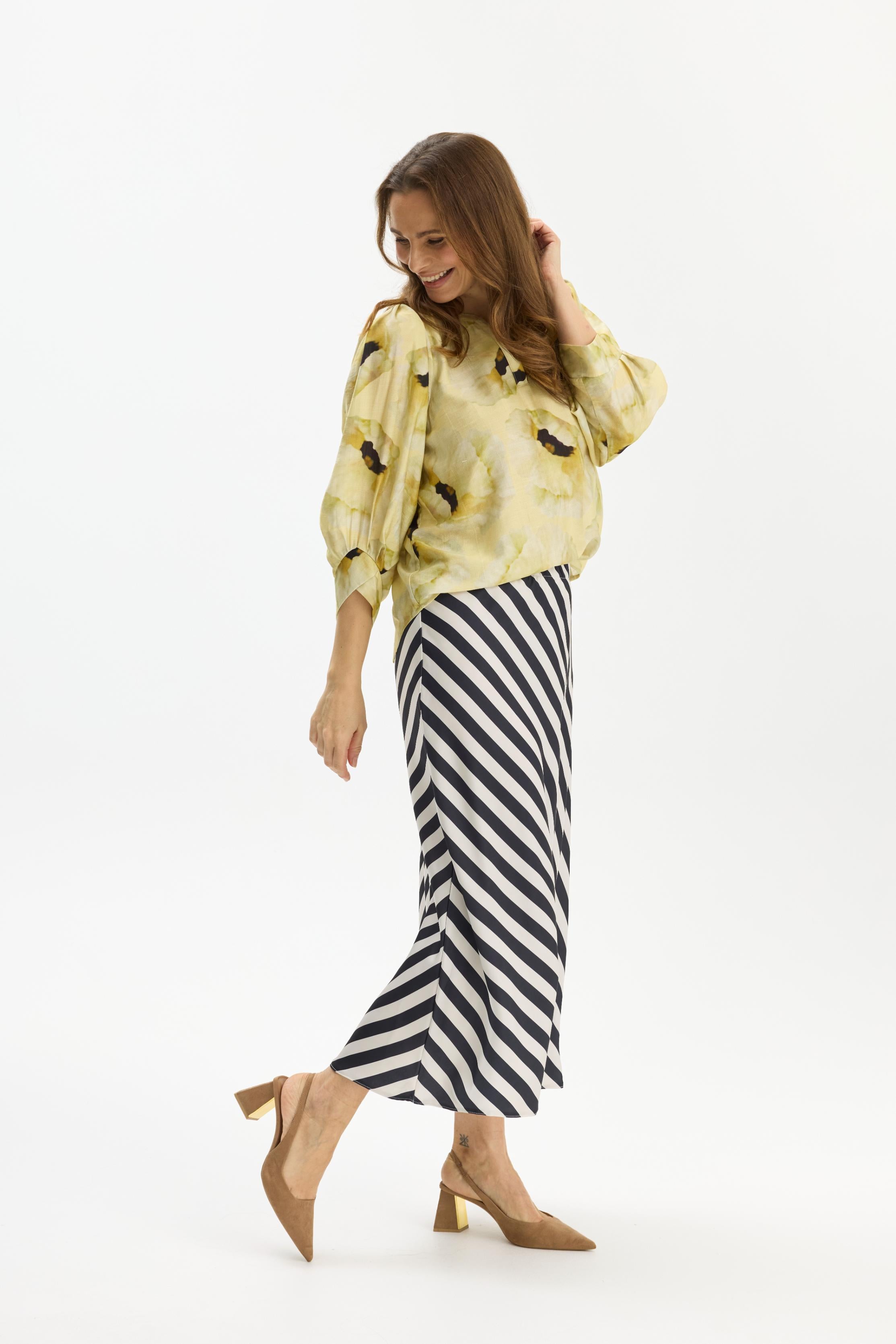 Estella striped skirt