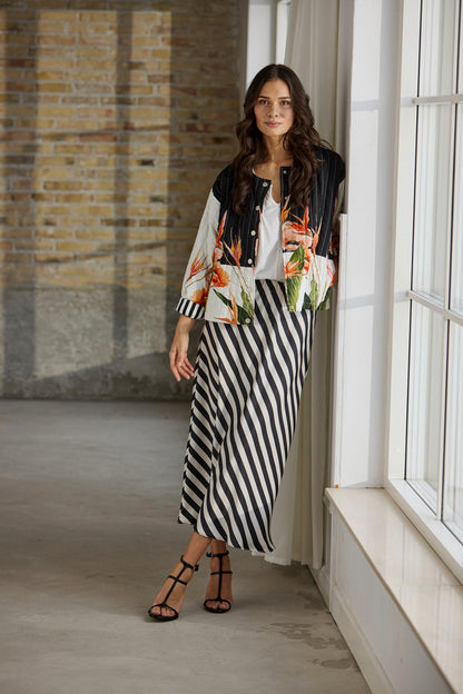 Estella striped skirt