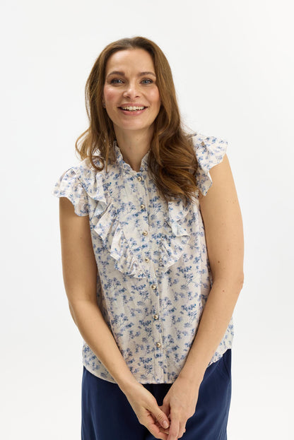 Shirred shirt