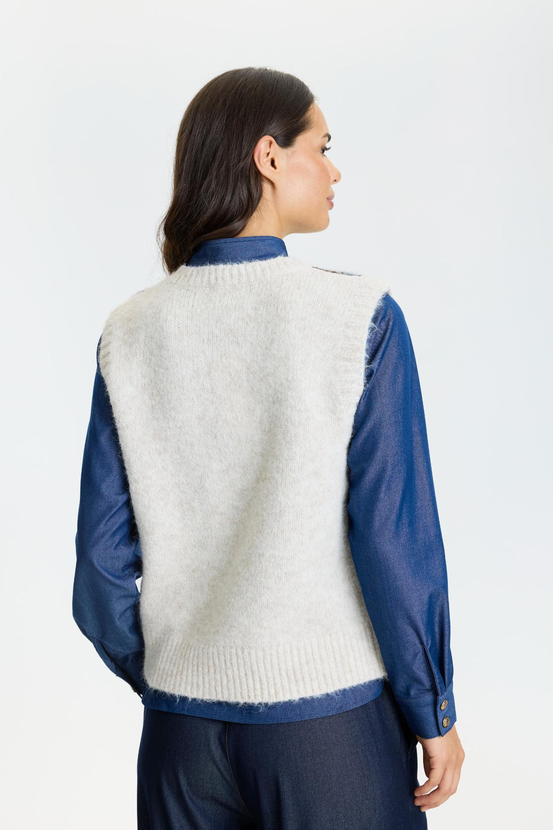 Lux knitted vest