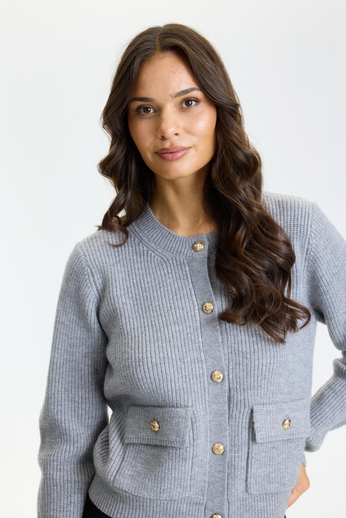 Liv strikcardigan