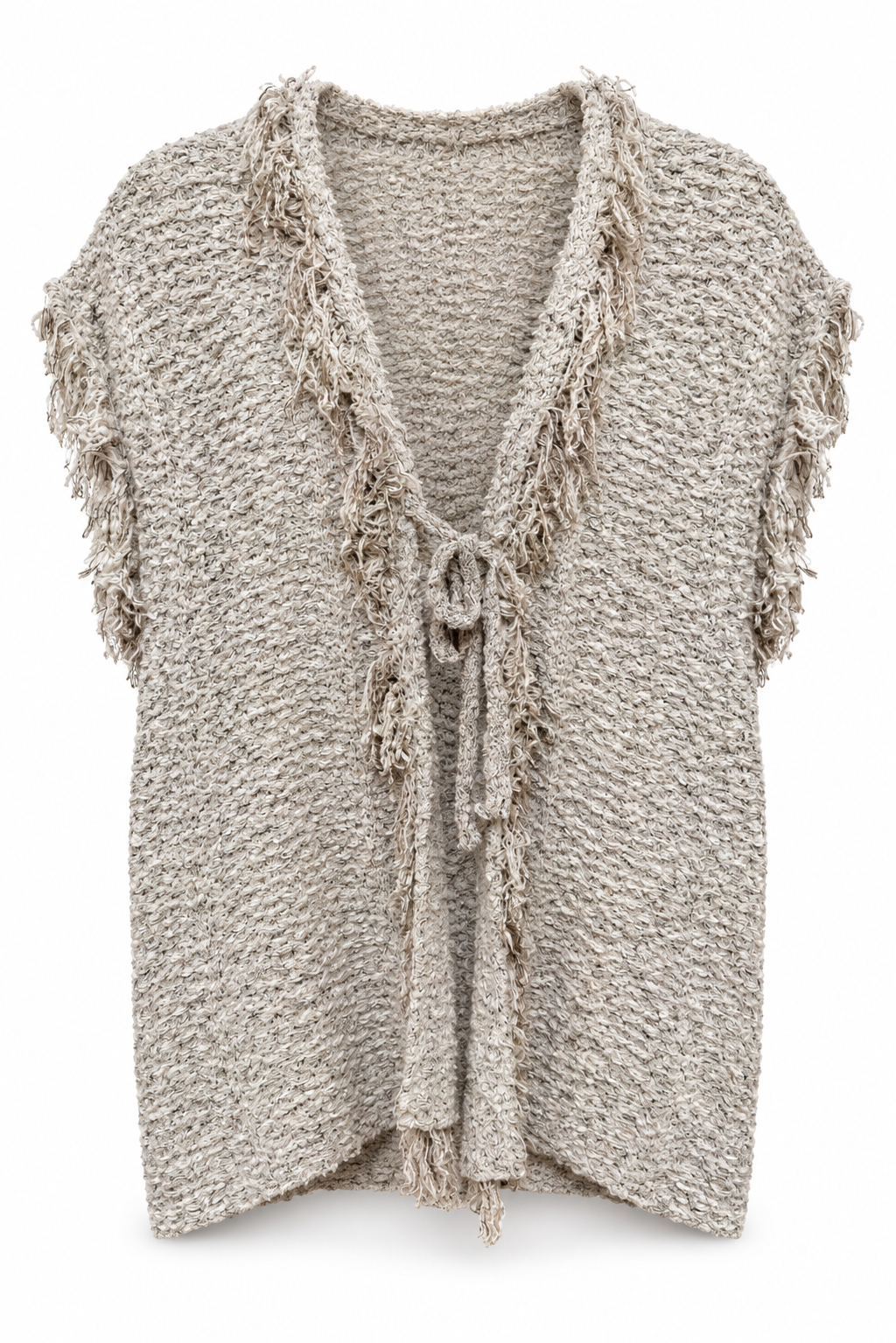 Poppy knit vest