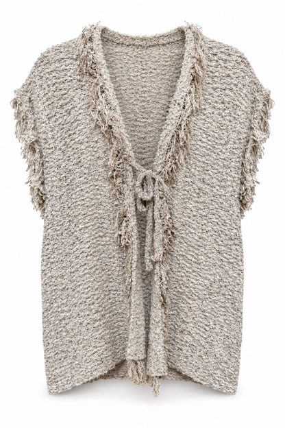 Poppy knit vest