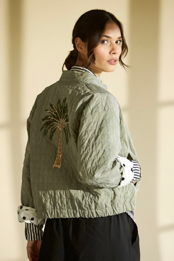 Alina jacket (palm embroidery)
